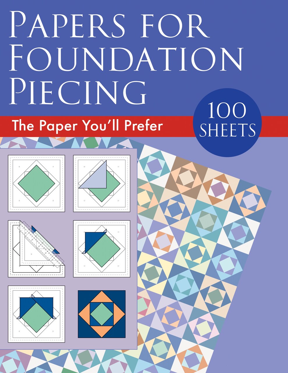 C&T Publishing Papers For Foundation Piecing 100/Pkg-8.5"X11"